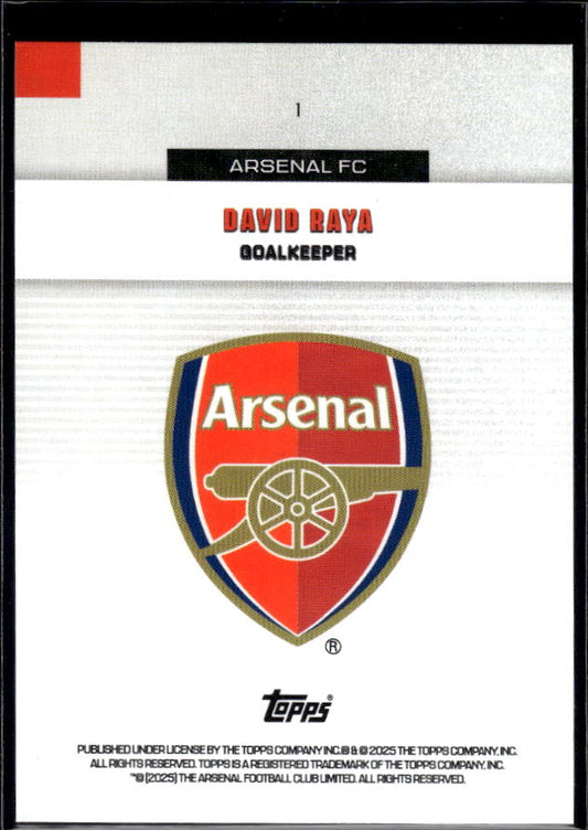 Arsenal Team Set #1 David Raya Base