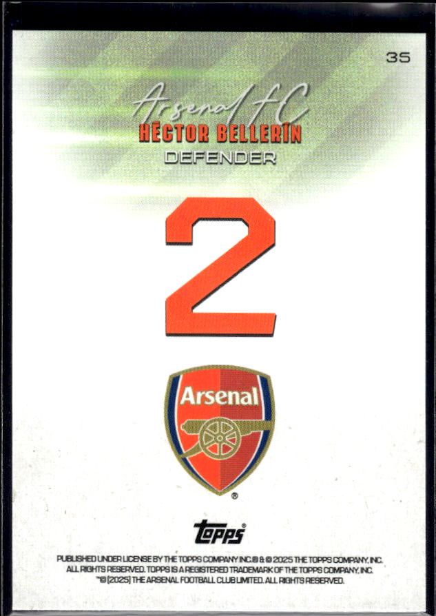 Arsenal Team Set #2 Hector Bellerin Variation