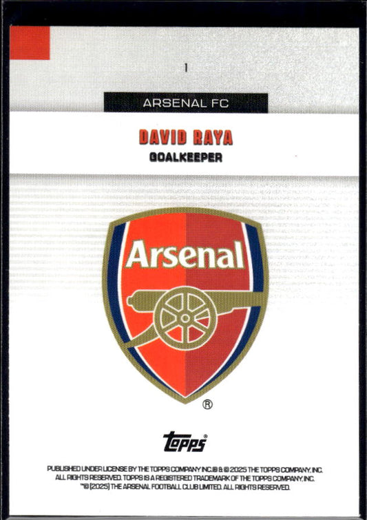 Arsenal Team Set #1 David Raya Base