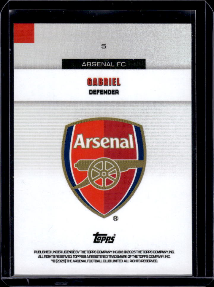 Arsenal Team Set #5 Gabriel Halo