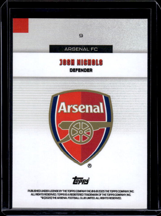 Arsenal Team Set #9 Josh Nicols Halo