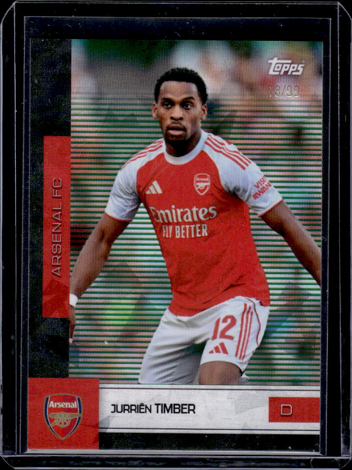 Arsenal Team Set #6 Jurrien Timber /99