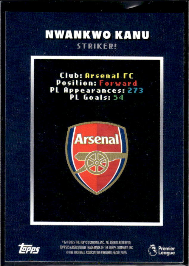 Decades Premier League Nwankwo Kanu Striker!