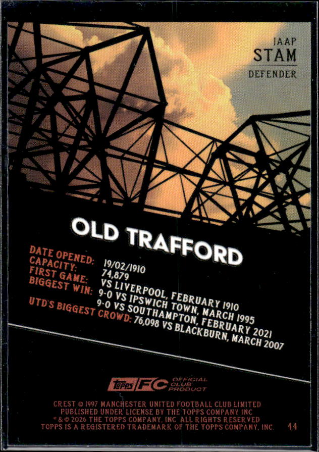 Manchester United Team Set Jaap Stam United Road