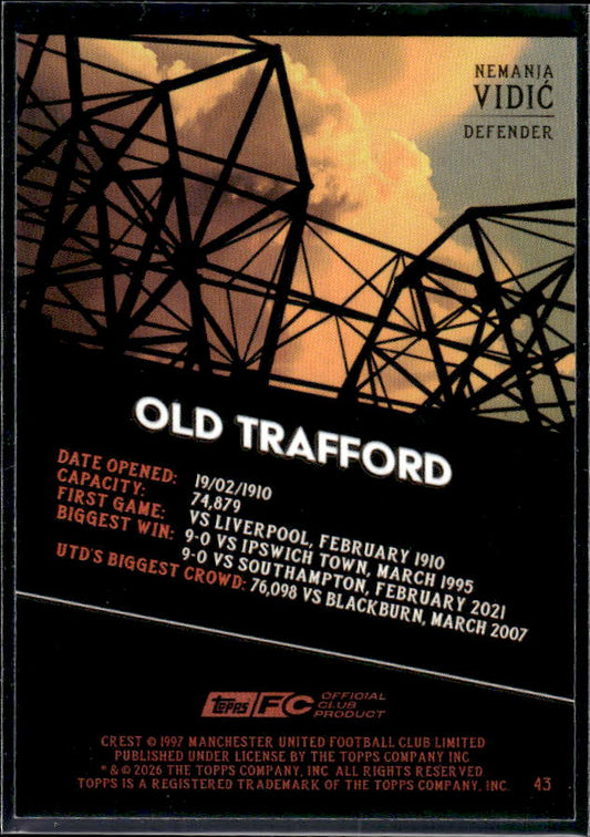 Manchester United Team Set Nemanja Vidic United Road