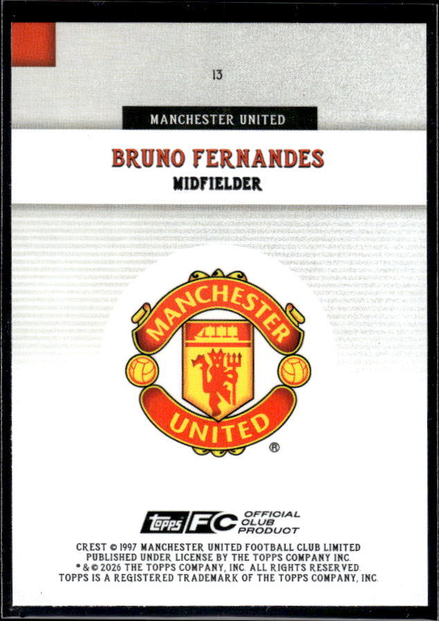 Manchester United Team Set #13 Bruno Fernandes First Team