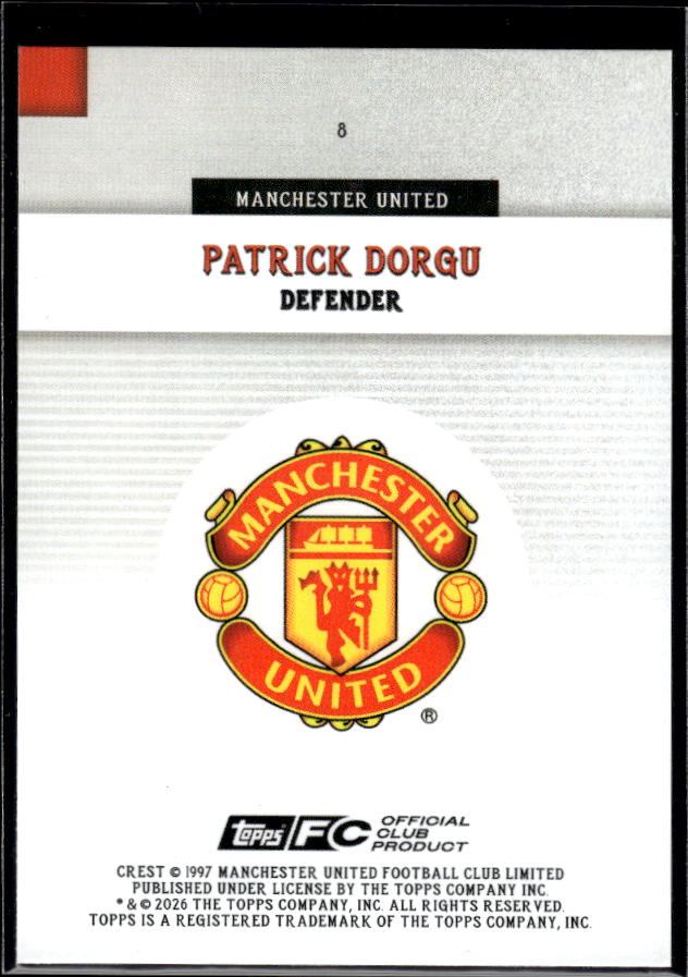 Manchester United Team Set #8 Patrick Dorgu First Team