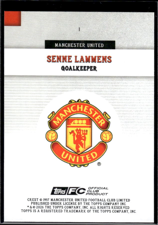 Manchester United Team Set #1 Senne Lammens First Team