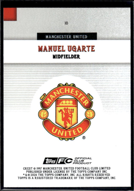 Manchester United Team Set #10 Manuel Ugarte First Team Holo