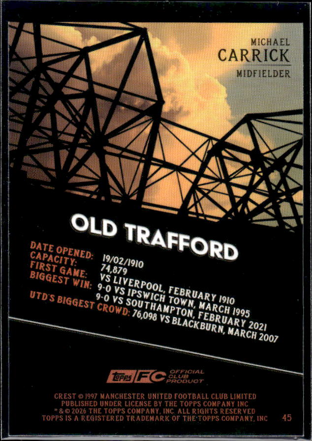 Manchester United Team Set Michael Carrick United Road