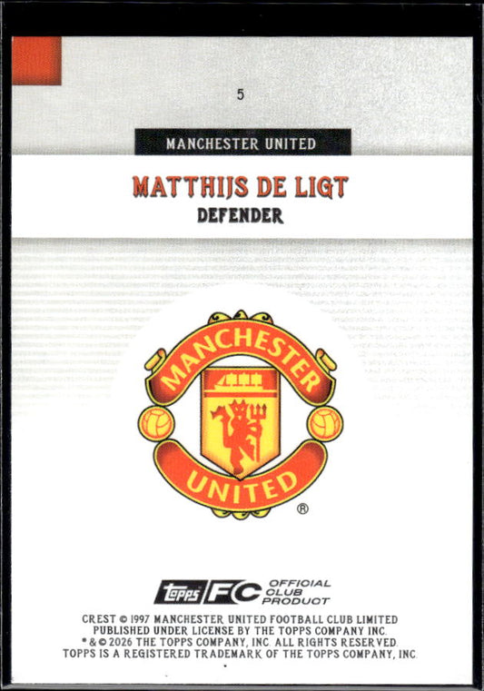 Manchester United Team Set #5 Matthijs De Ligt First Team