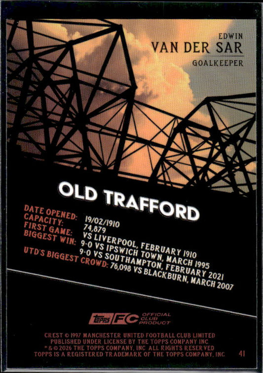 Manchester United Team Set Edwin Van Der Sar Static