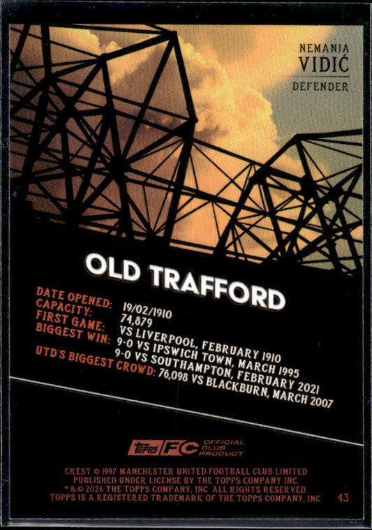 Manchester United Team Set Nemanja Vidic United Road