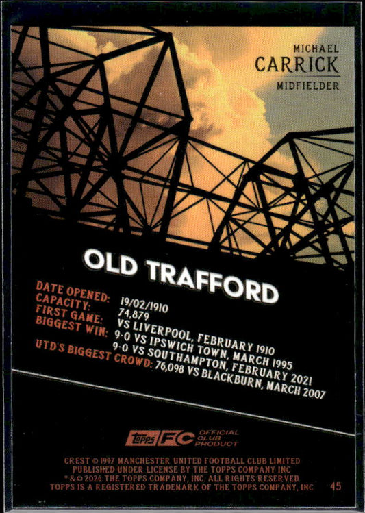 Manchester United Team Set Michael Carrick United Road
