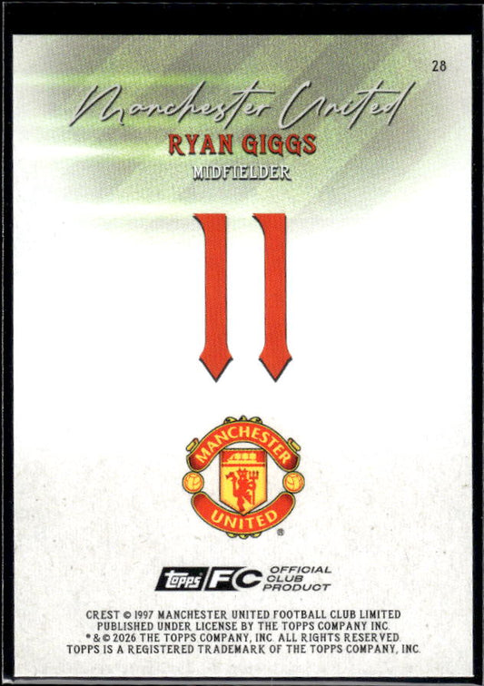 Manchester United Team Set #11 Ryan Giggs Pitch Pursuits