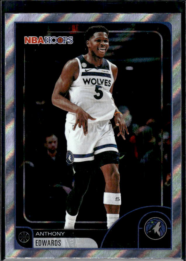2025-26 Hoops #195 Anthony Edwards Base Variation