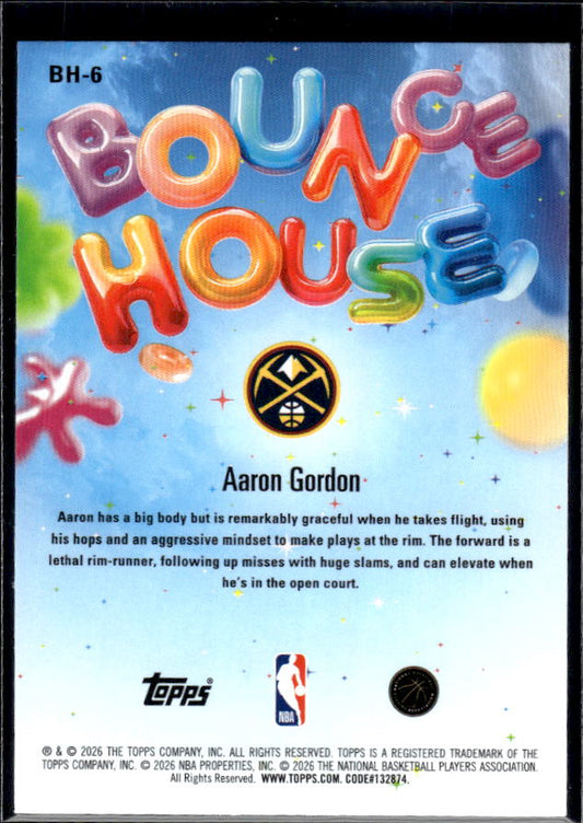 2025-26 Hoops #BH-6 Aaron Gordon Bounce House