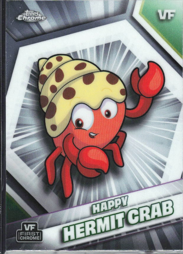 2026 Topps Chrome VeeFriends #90 Happy Hermit Crab - framsida