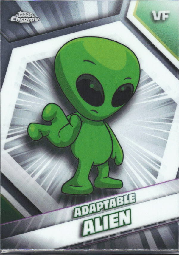 2026 Topps Chrome VeeFriends #51 Adaptable Alien - framsida