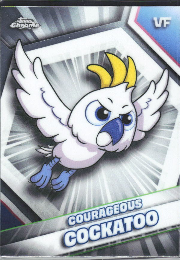 2026 Topps Chrome VeeFriends #59 Courageous Cockatoo - framsida