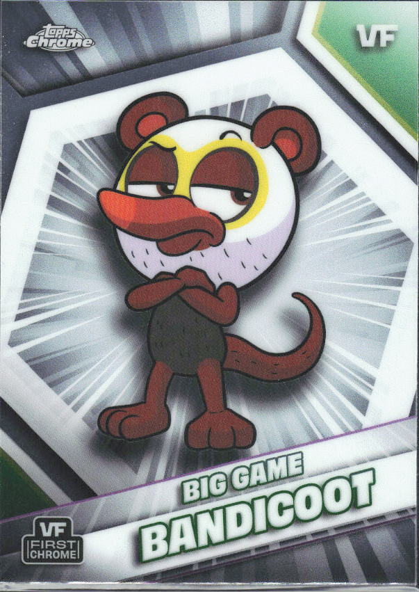 2026 Topps Chrome VeeFriends #33 Big Game Bandicoot - framsida