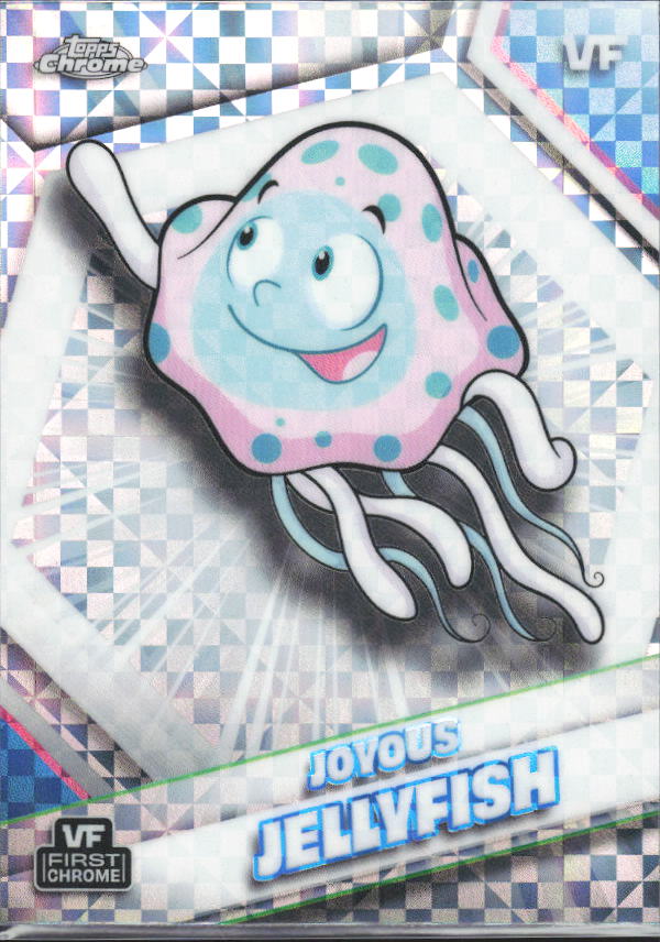 2026 Topps Chrome VeeFriends #105 Joyous Jellyfish - X-Fractor - framsida