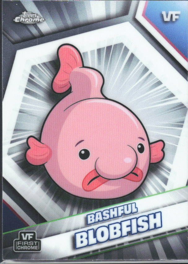 2026 Topps Chrome VeeFriends #29 Bashful Blobfish - framsida