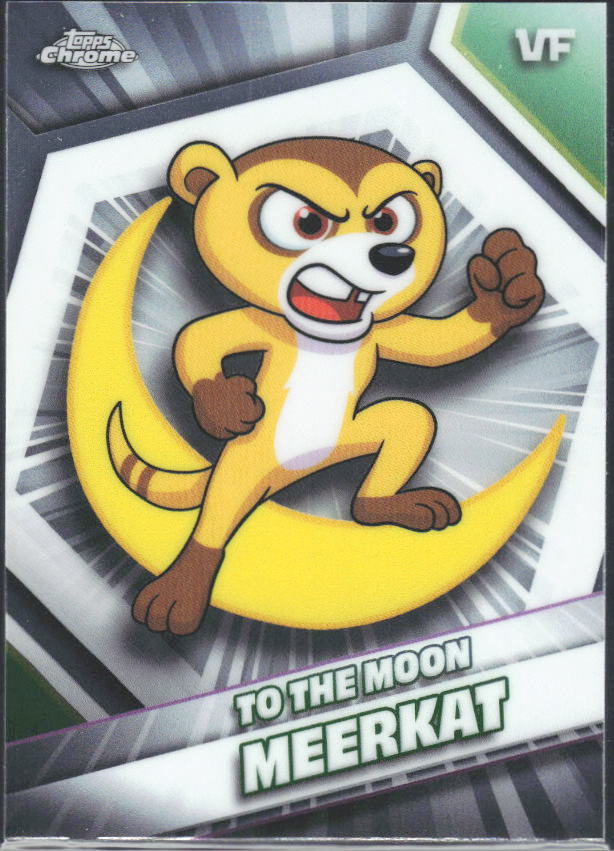 2026 Topps Chrome VeeFriends #175 To The Moon Meerkat - framsida