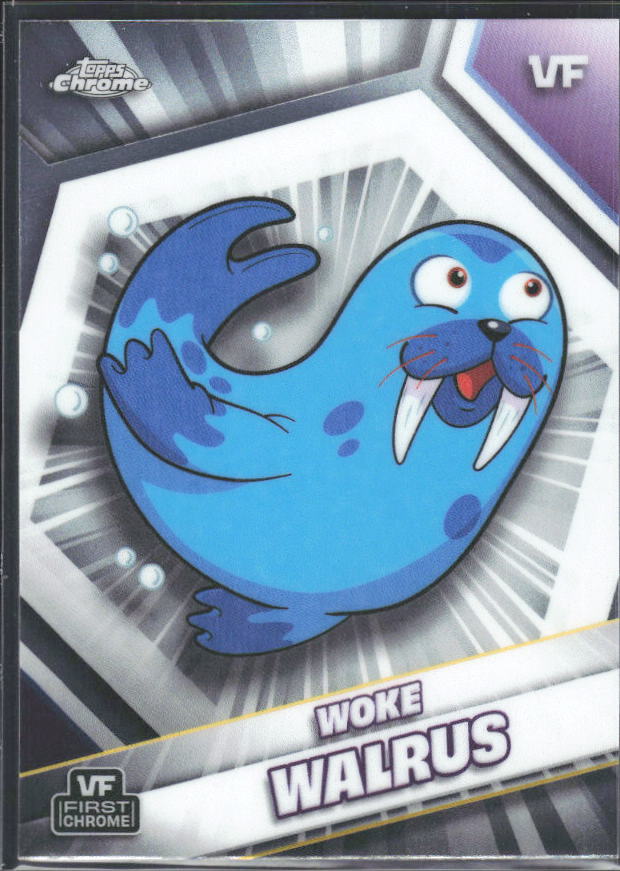 2026 Topps Chrome VeeFriends #194 Woke Walrus - framsida