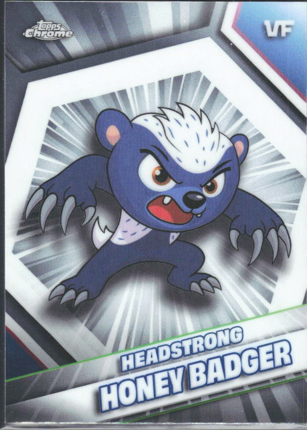 2026 Topps Chrome VeeFriends #92 Headstrong Honey Badger - framsida