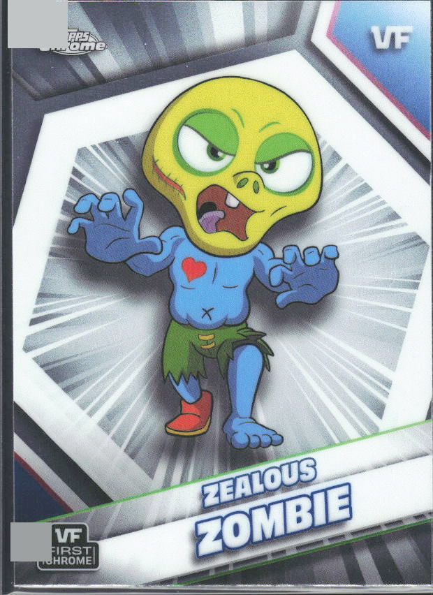 2026 Topps Chrome VeeFriends #198 Zealous Zombie - framsida