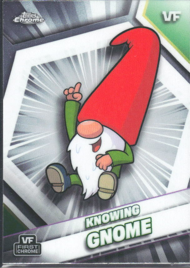 2026 Topps Chrome VeeFriends #109 Knowing Gnome - framsida
