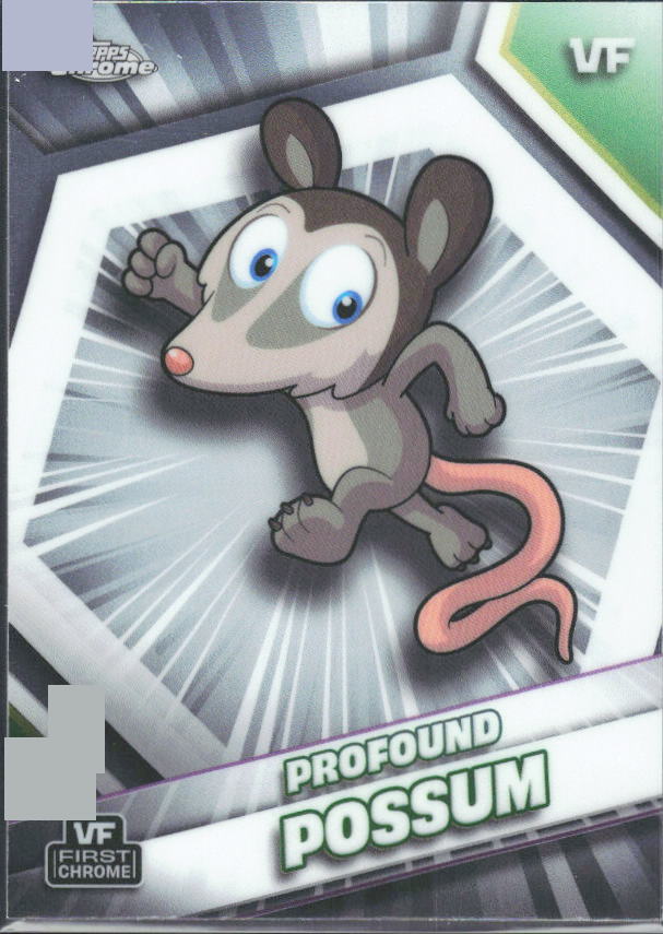 2026 Topps Chrome VeeFriends #142 Profound Possum - framsida