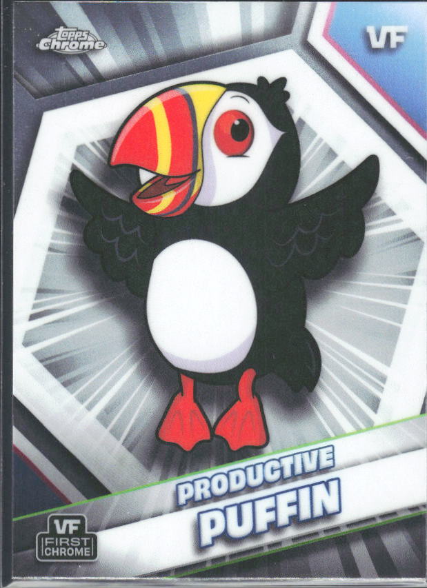 2026 Topps Chrome VeeFriends #141 Productive Puffin - framsida