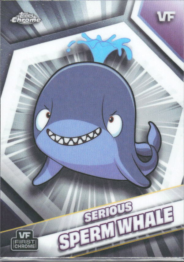 2026 Topps Chrome VeeFriends #155 Serious Sperm Whale - framsida