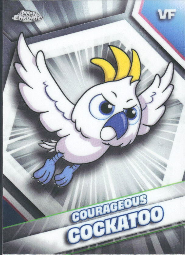 2026 Topps Chrome VeeFriends #59 Courageous Cockatoo - framsida