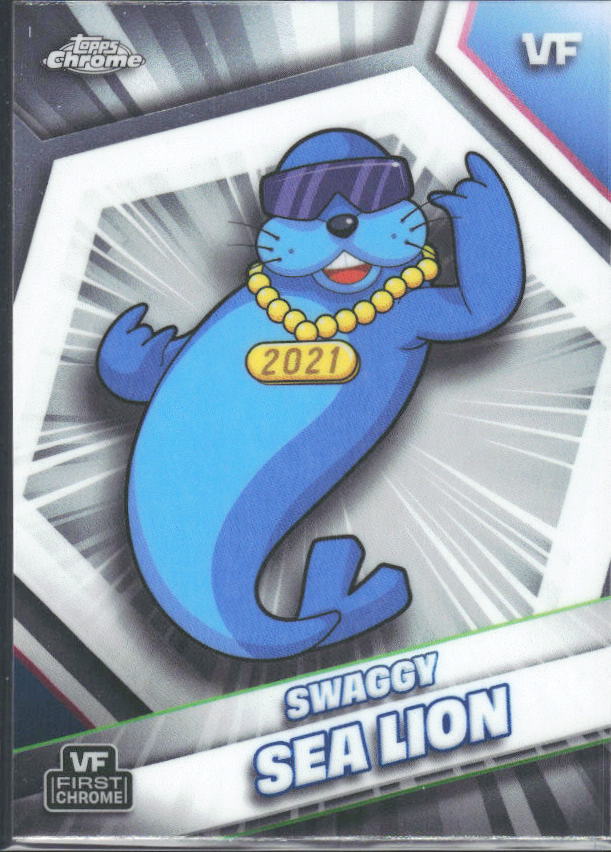 2026 Topps Chrome VeeFriends #168 Swaggy Sea Lion - framsida