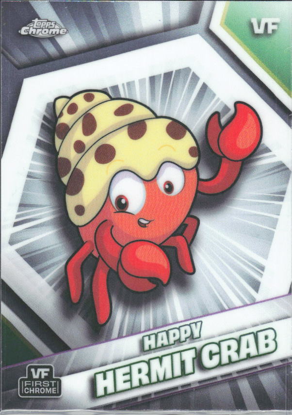 2026 Topps Chrome VeeFriends #90 Happy Hermit Crab - framsida