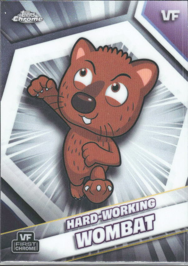 2026 Topps Chrome VeeFriends #91 Hard-Working Wombat - framsida