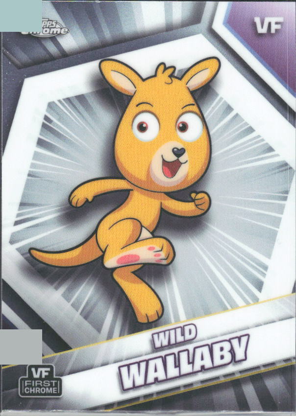 2026 Topps Chrome VeeFriends #191 Wild Wallaby - framsida