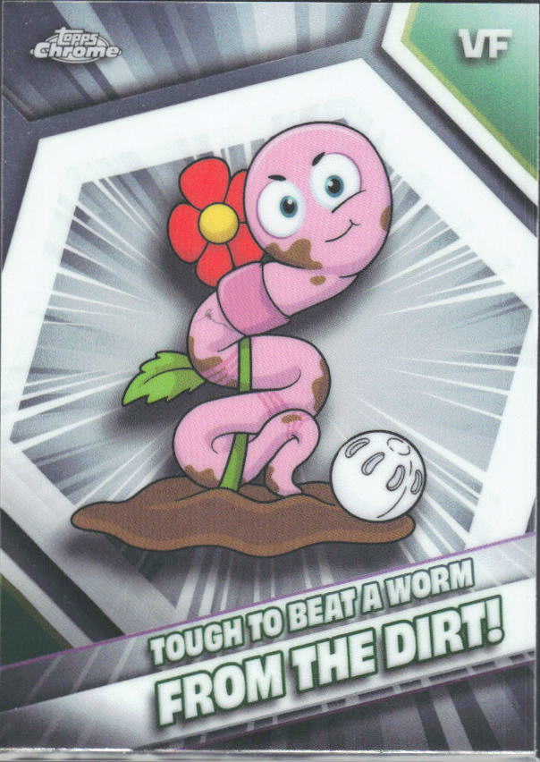 2026 Topps Chrome VeeFriends #178 Tough To Beat A Worm From The Dirt! - framsida
