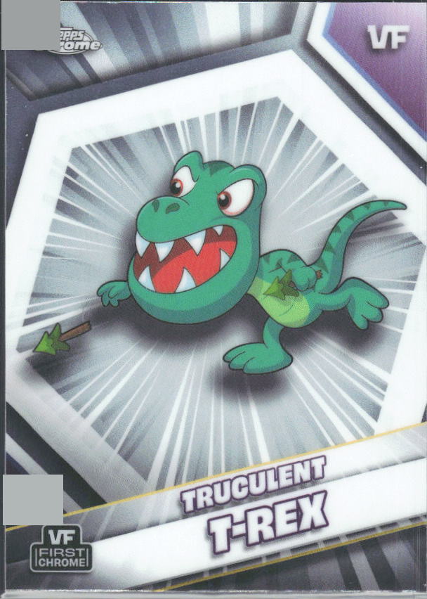 2026 Topps Chrome VeeFriends #182 Truculent T-Rex - framsida