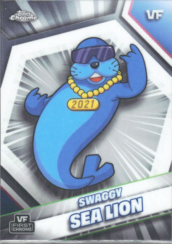 2026 Topps Chrome VeeFriends #168 Swaggy Sea Lion - framsida