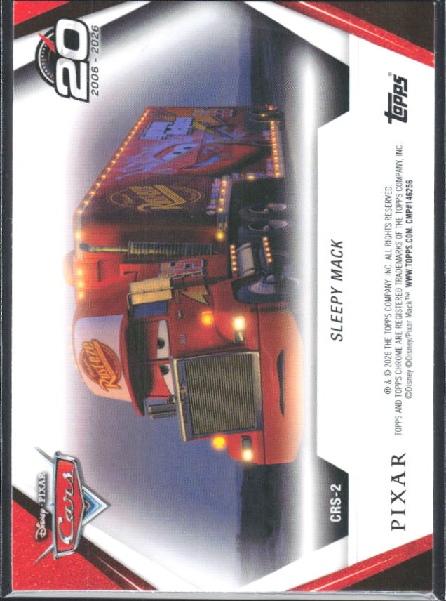 2026 Topps Chrome Disney #CRS-2 Sleepy Mack