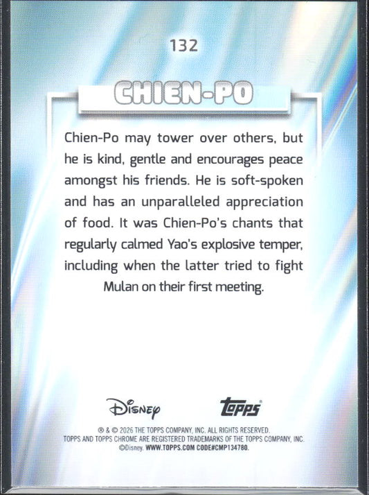 2026 Topps Chrome Disney #132 Chien-Po