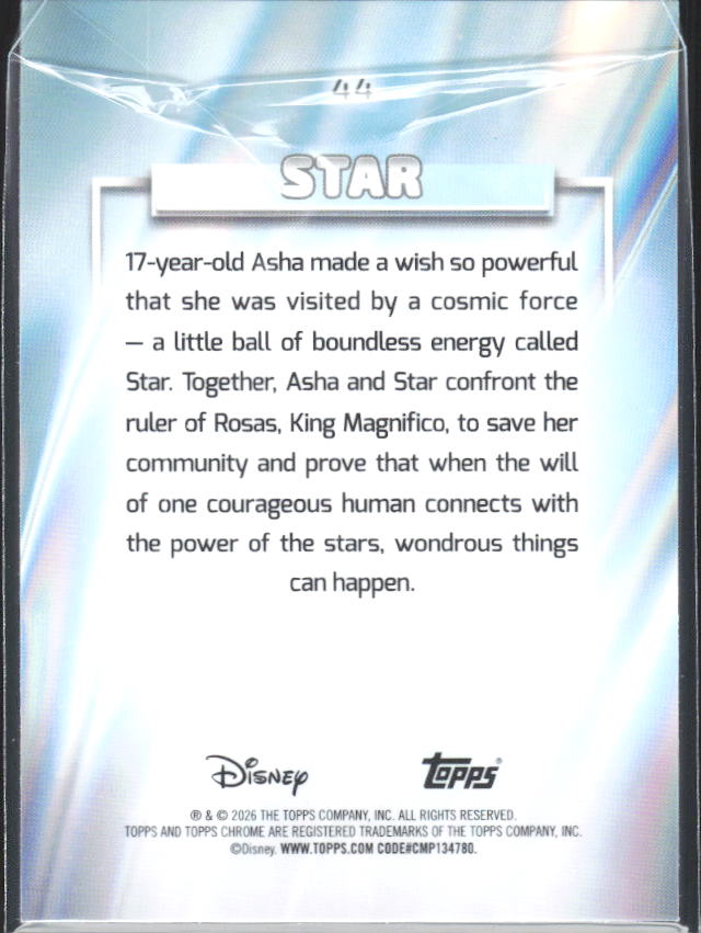 2026 Topps Chrome Disney #44 Star