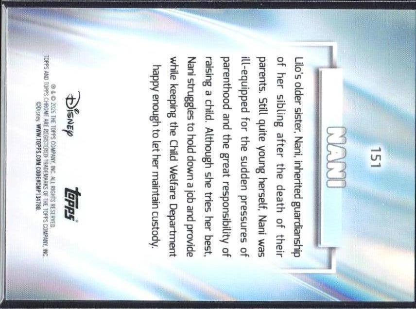 2026 Topps Chrome Disney #151 Nani