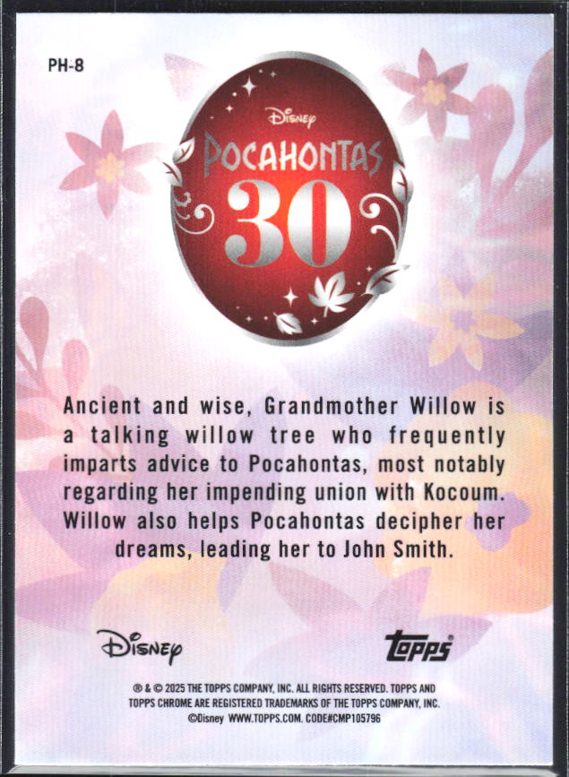 2025 Topps Chrome Disney #PH-8 Grandmother Willow
