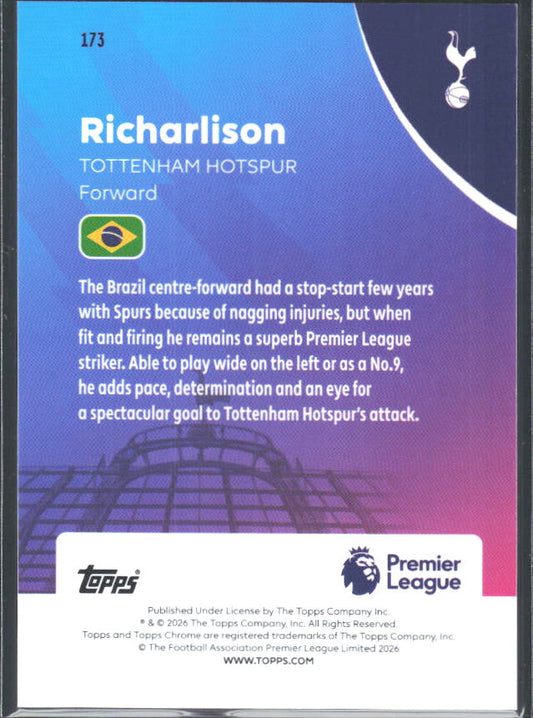 2025-26 Topps Chrome Premier League #173 Richarlison Base
