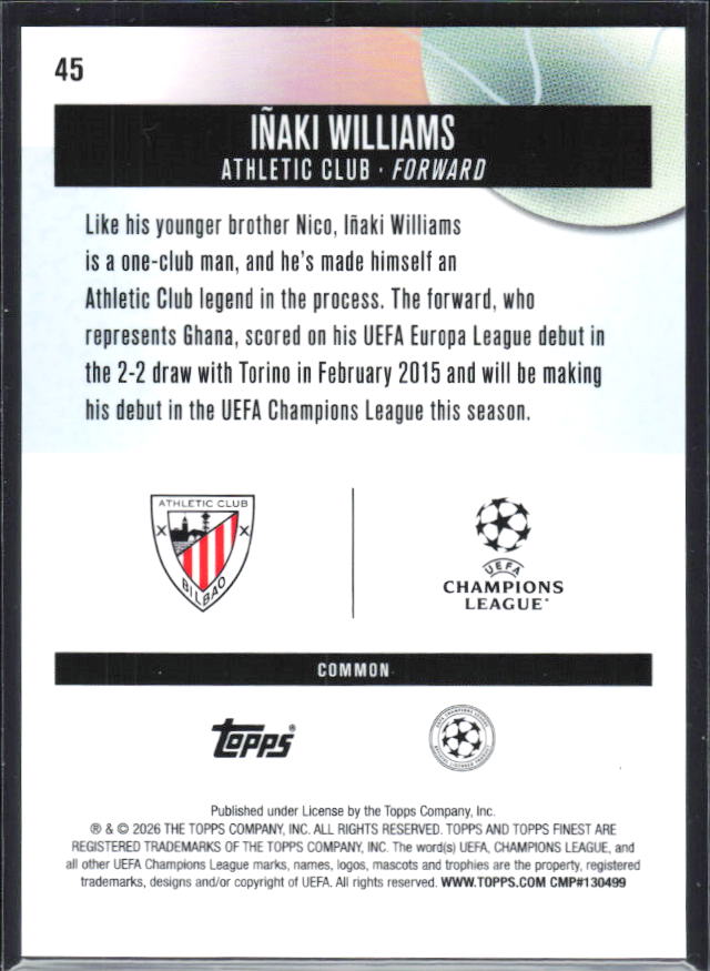 Iñaki Williams – baksida